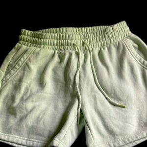 Women's Light Green Shorts